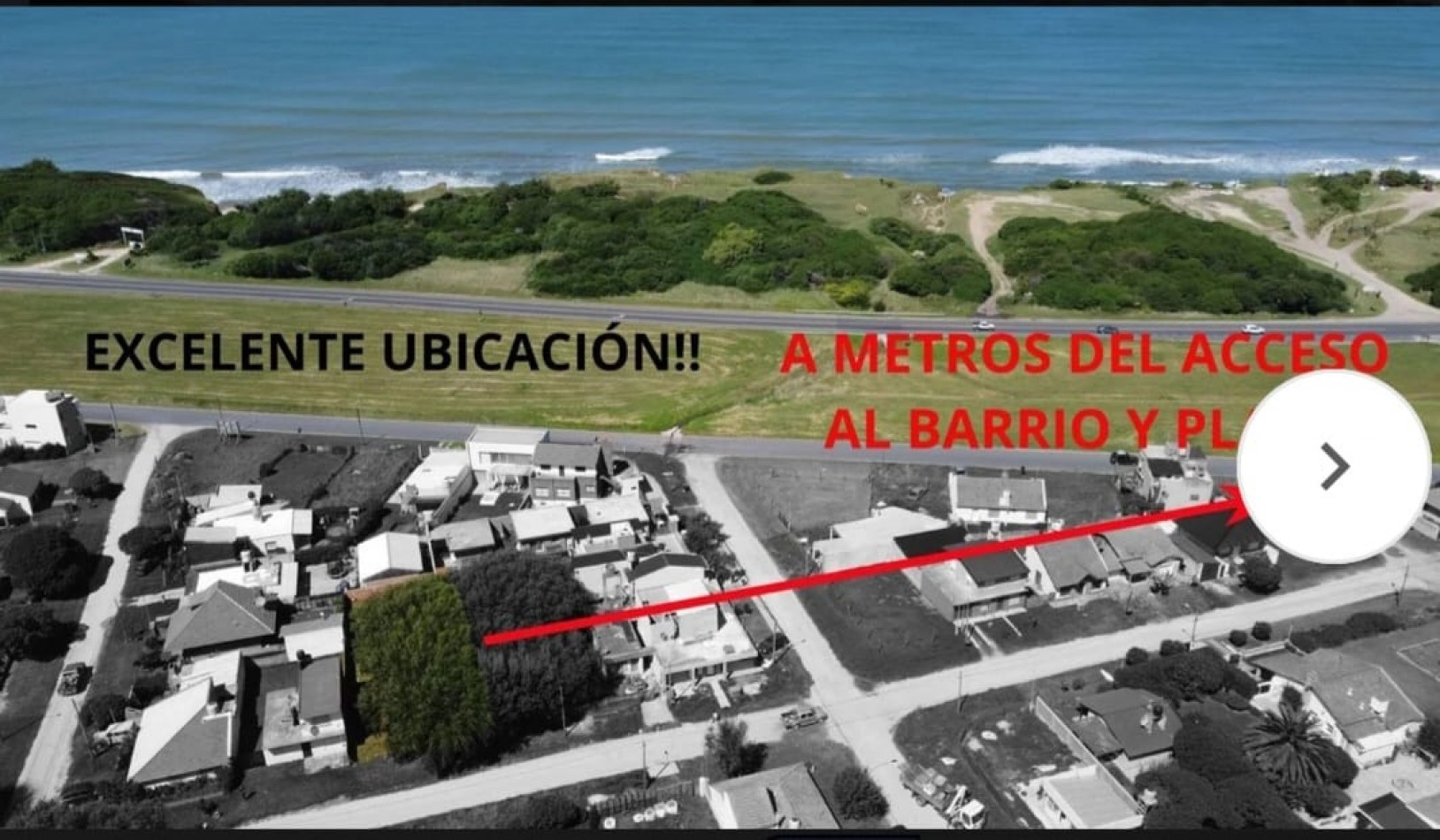 SE VENDE EXCELENTE TERRENO EN SAN PATRICIO, LOS ACANTILADOS A 100 MTS DE LA PLAYA! CON GAS NATURAL!!