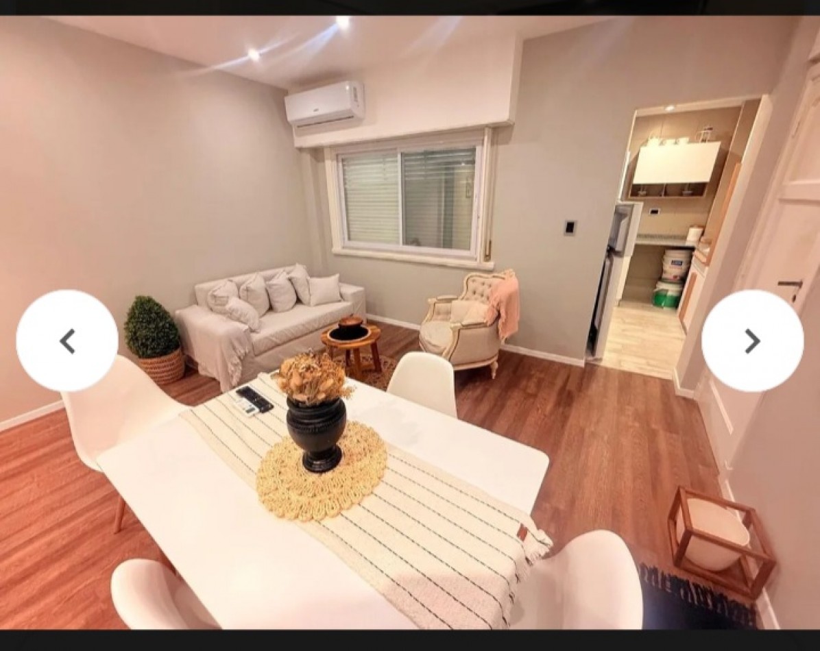 SE VENDE DEPARTAMENTO 3 AMBIENTES RECICLADO A ESTRENAR A DOS CUADRAS DEL MAR
