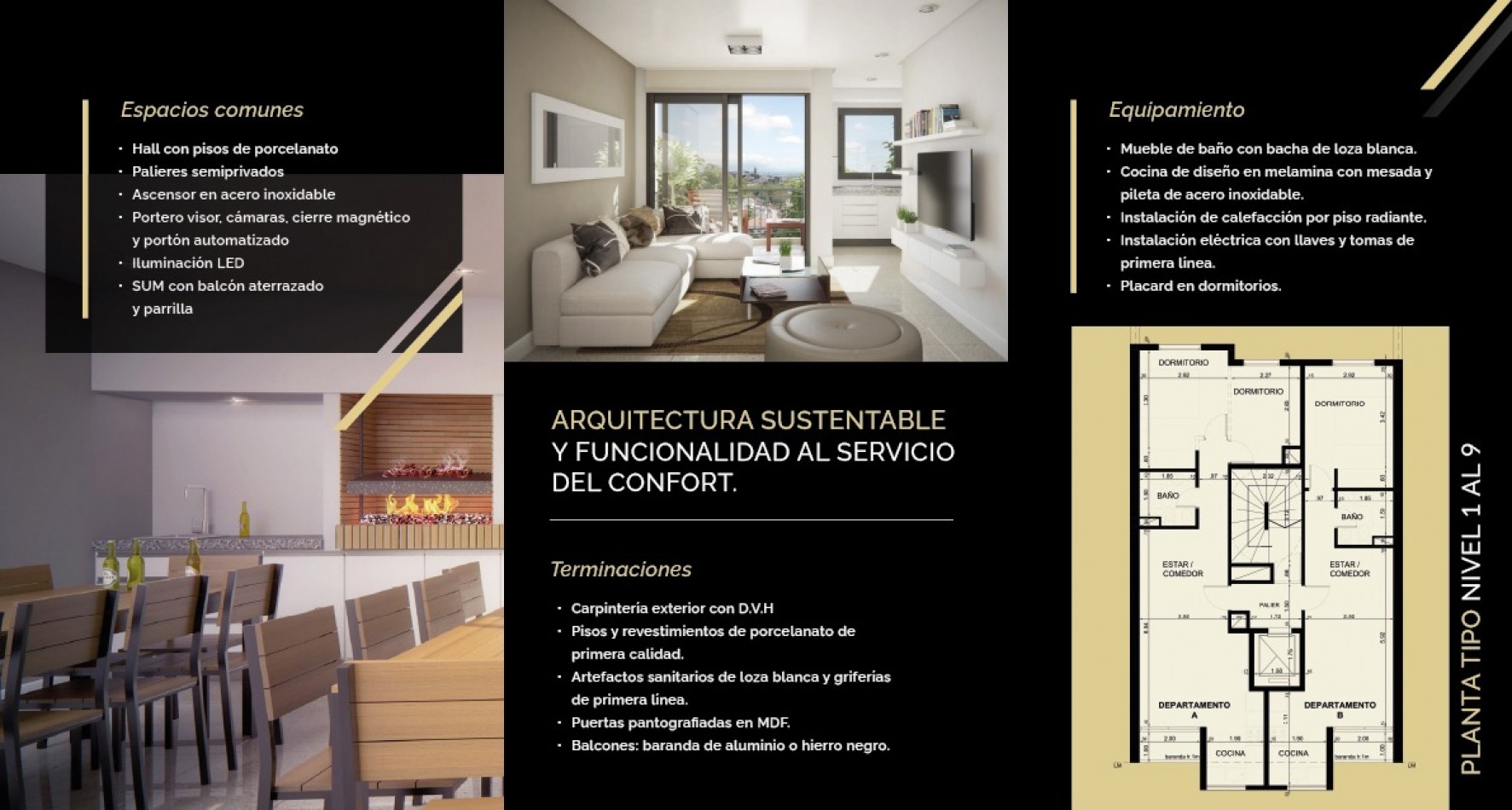 SE VENDEN SEMIPISOS EN LA PERLA CON AMENITIES A PASOS DE LA PLAYA