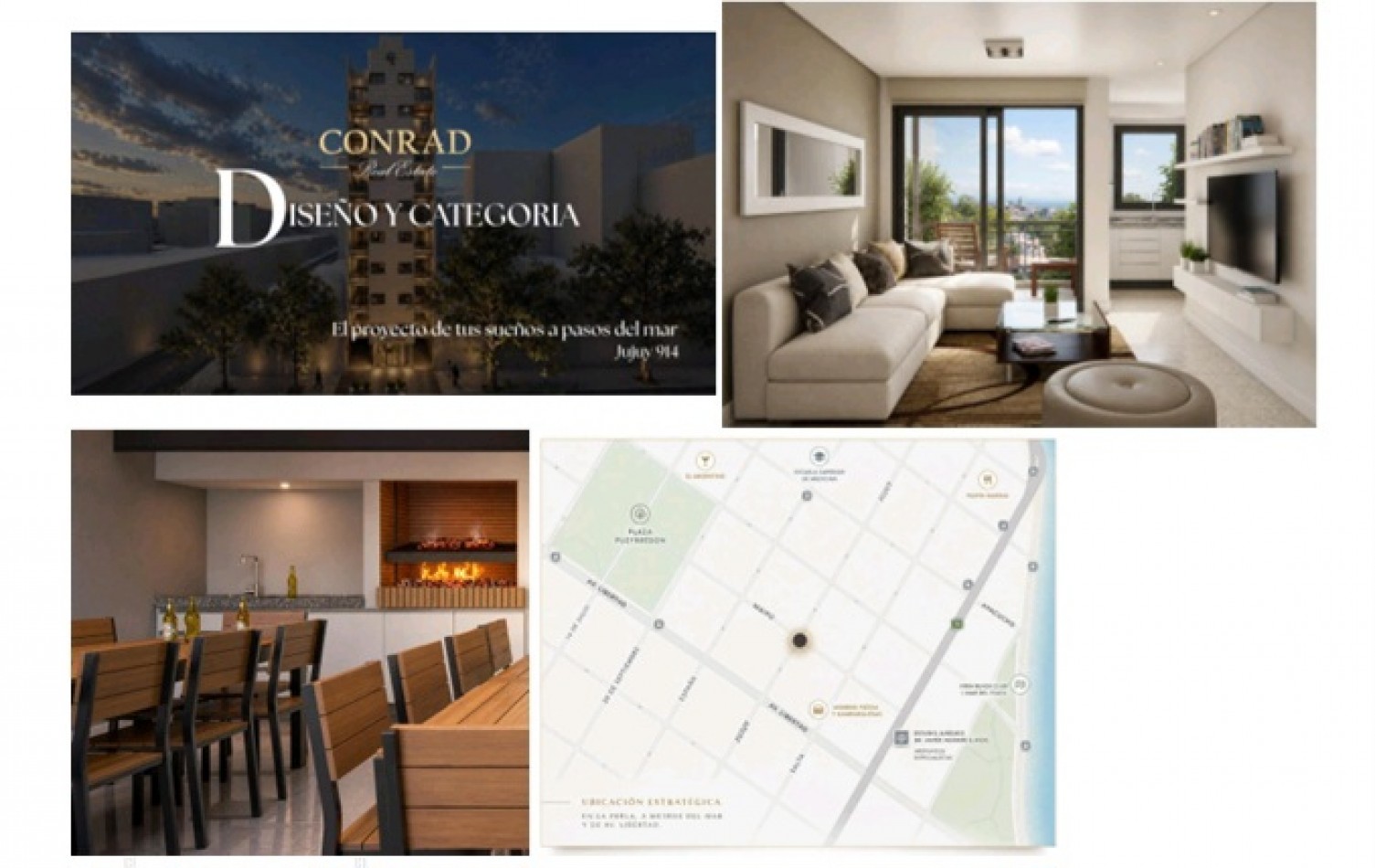 SE VENDE DEPARTAMENTO 3 AMBIENTES DE 55 M2 ZONA LA PERLA A METROS DEL MAR. ENTREGA 2027.